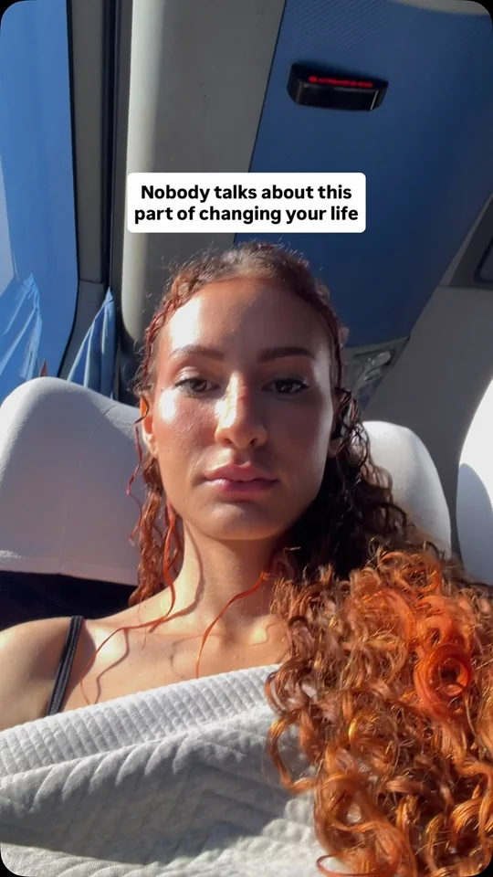 Reel: Nobody talks about this part of changing your life