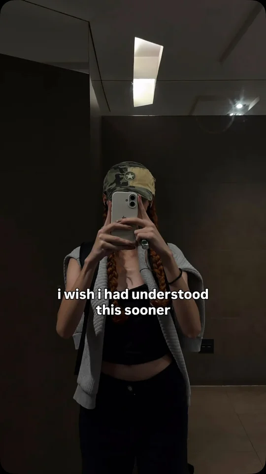 Reel: I wish I had understood this sooner